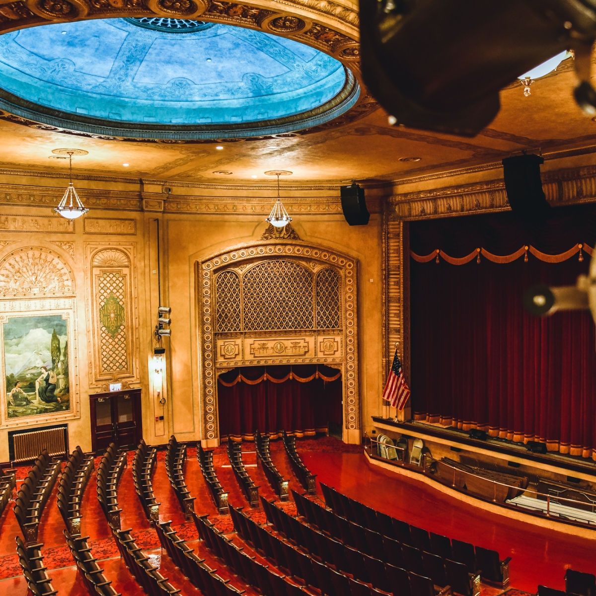 Inside the Hollywood Theater in Gowanda