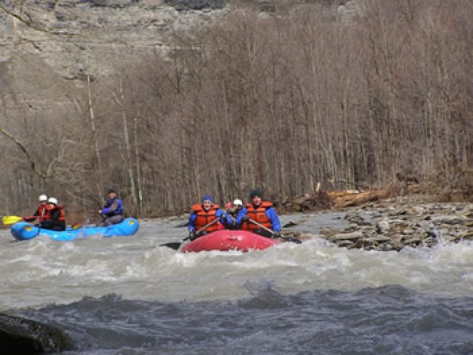 Whitewater rafting