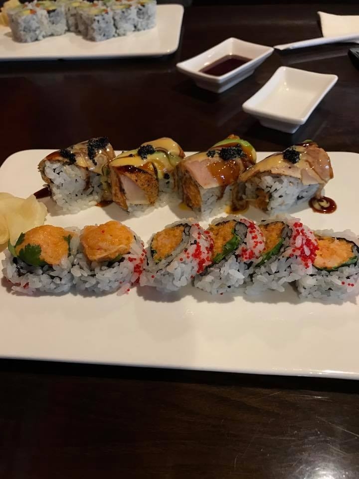 Sushi from Oishi Steak House in Olean