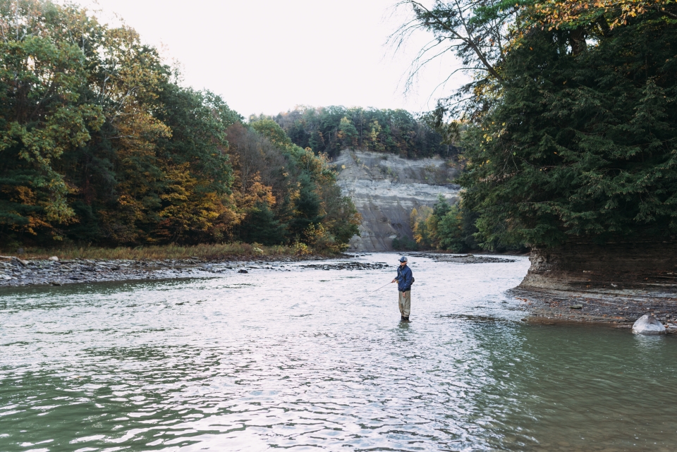 Fishing in Zoar Valley