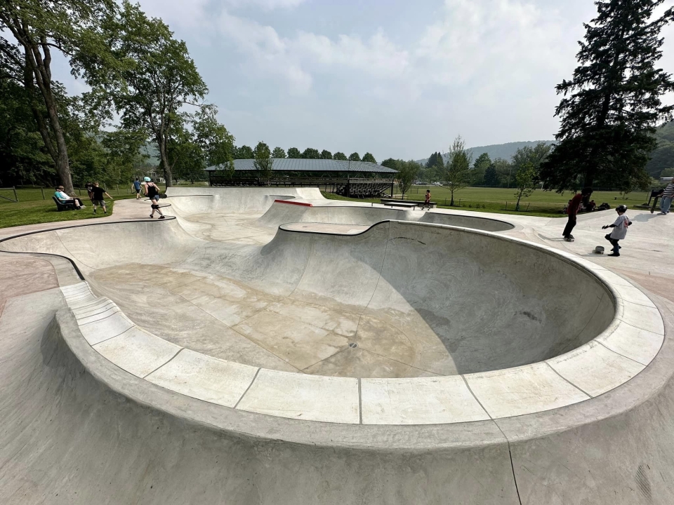 Skatepark at the Ellicottville Park