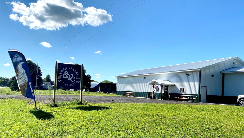 Outside of Eden Valley Creamery