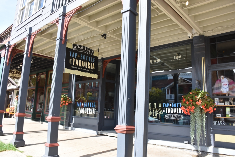 Outside view of Ellicottville Tap + Bottle & Taqueria