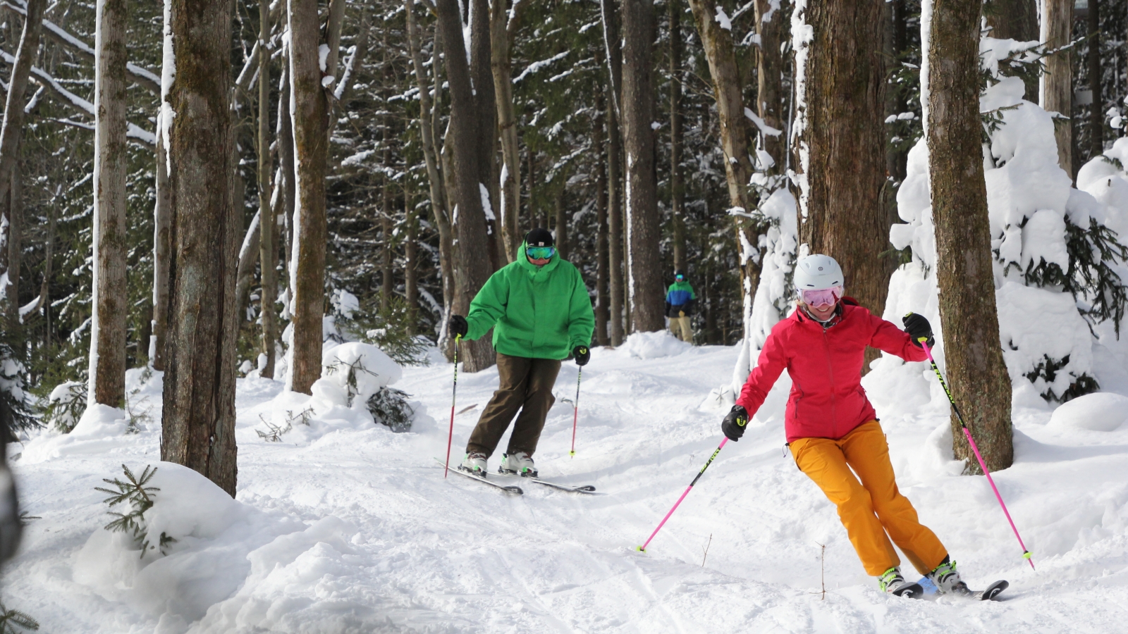 Skiiers at Holiday Valley