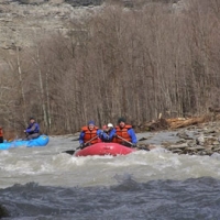 Whitewater rafting