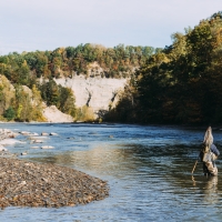 Fishing at Zoar Valley