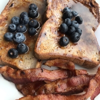 Blueberry French Toast at Katy's Fly In