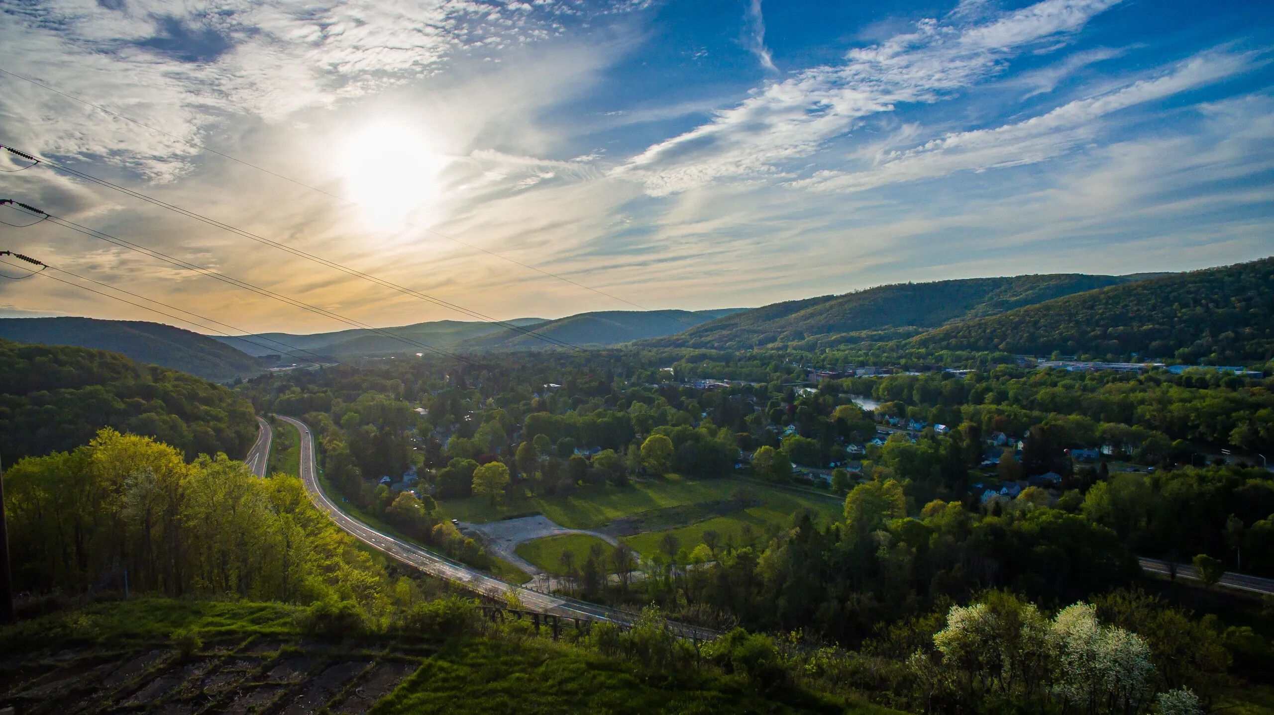 A view from Parkview Ridge of Salamanca, NY