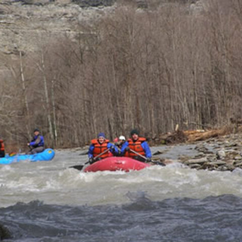 Whitewater rafting