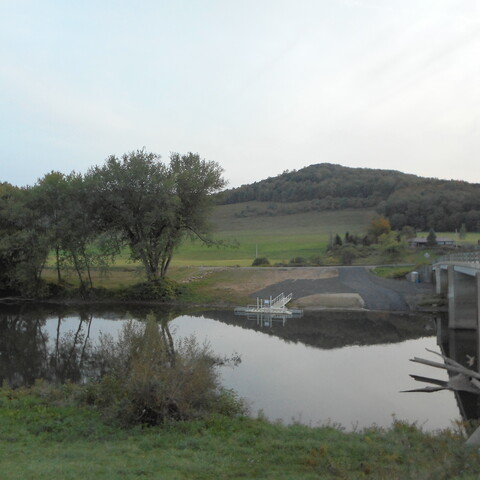 Allegheny River launch in Portville