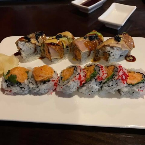 Sushi from Oishi Steak House in Olean