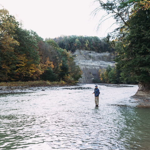 Fishing in Zoar Valley