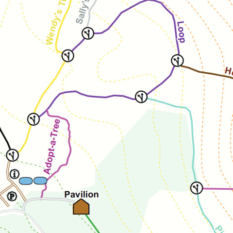 Preview Lillibridge Visitors Map Pfeiffer Nature Center - 2017