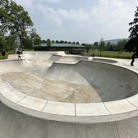 Skatepark at the Ellicottville Park