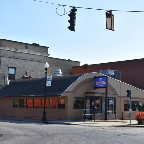 Outside view of Olympia Family Restaurant in Gowanda