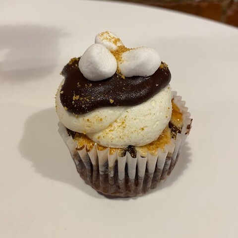 Smore cupcake from Cupcaked