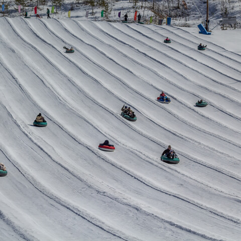 Tubing at Ellicottville Tubing Park