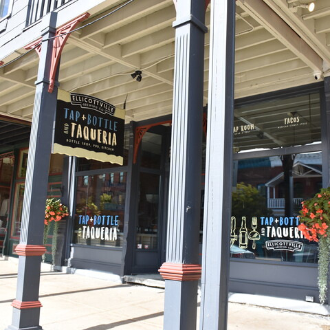 Outside view of Ellicottville Tap + Bottle & Taqueria