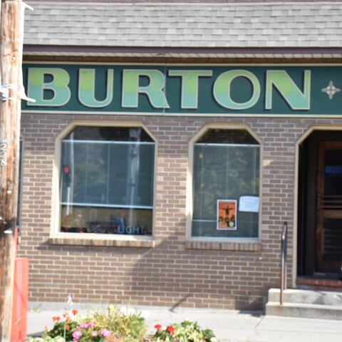 Entrance to The Burton in Allegany 