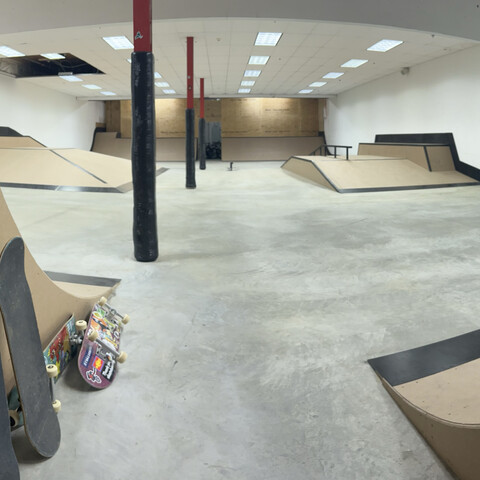 Inside Daily City Train Skatepark