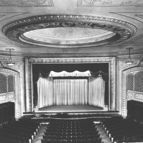 B&W, Gowanda Hollywood Theater, Stage